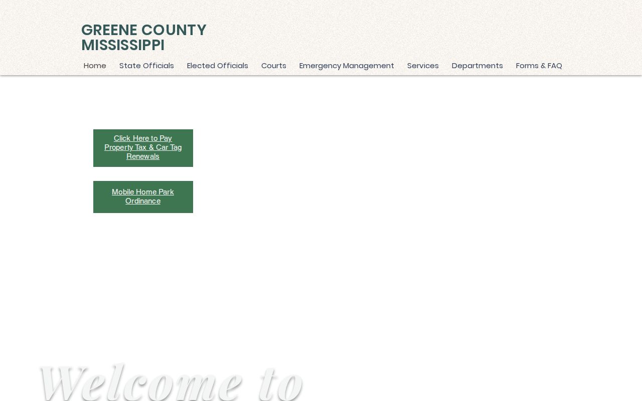 Greene County booking-record source at the official sheriff page
